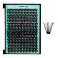 Lash Clusters 320Pcs 60D Eyelashes Cluster D Curl Individual Wispy Lashes Cluster for DIY Cluster Eyelash Extensions at Home for Beginners (Mix10-16mm)