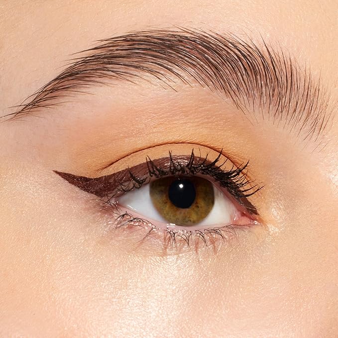 essence | Lash Princess Liner Brown | Smudge Proof, Matte Eyeliner with Ultra-Fine Brush Tip | Vegan & Cruelty Free