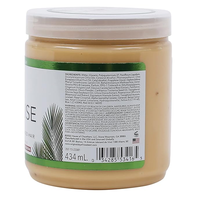 Originals By Africa's Best Hair Mayonnaise Conditioner – 2 Pack (15 oz Jars) – Enriched with Herbal Extracts, Egg Protein & Olive Oil for Deep Conditioning & Repair