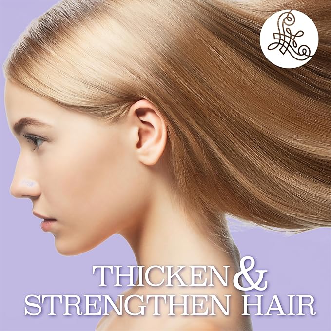 Luseta Biotin B-Complex Thickening Shampoo for Hair Growth and Strengthener - Hair Loss Treatment for Thinning Hair With Biotin Caffein and Argan Oil for Men & Women - All Hair Types 16.9oz