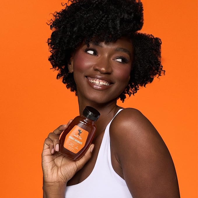 Camille Rose Leave-In Conditioner, Honey Hydrate 2-Pack – Deep Conditioning for All Textures, Low-Porosity Hair, Dry Locs and Braids, Frizz Control, 8 Fl Oz