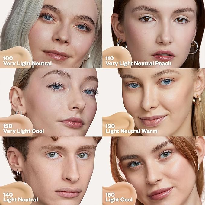 Kosas Revealer Liquid Foundation SPF 25 – Medium Buildable Coverage, Hydrating Natural Glow Finish, Very Light Cool 120