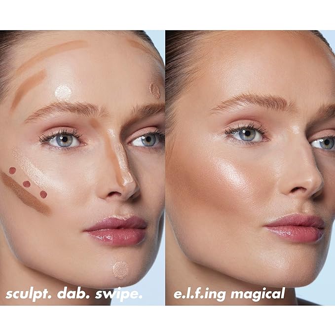 e.l.f. Halo Glow Blush Beauty Wand, Liquid Blush Wand For Radiant, Flushed Cheeks, Infused With Squalane, Vegan & Cruelty-free, Rosé You Slay