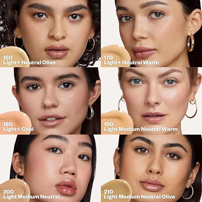 Kosas Revealer Liquid Foundation SPF 25 – Medium Buildable Coverage, Hydrating Natural Glow Finish, Light Cool 180
