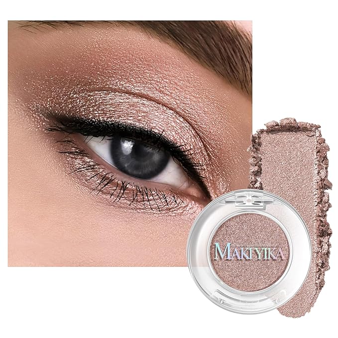MAKI YIKA Tapestry Taupe Crème Eyeshadow Single Shimmer Dark Bronze Cream Eye Shadow palette for Women Color Stay Long Lasting Waterproof Eye Makeup Monochrome Eyeshadows,#23