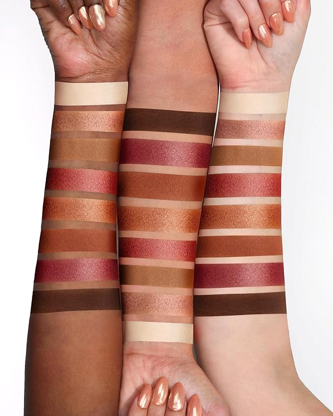 Berry Eyeshadow Matte Palette 8 Shade, Long Lasting Burgundy Eyeshadow for Bronzer Makeup, Wine Red Shimmery Eye Looks, High Pigmented & Easy to Blend (Plum)