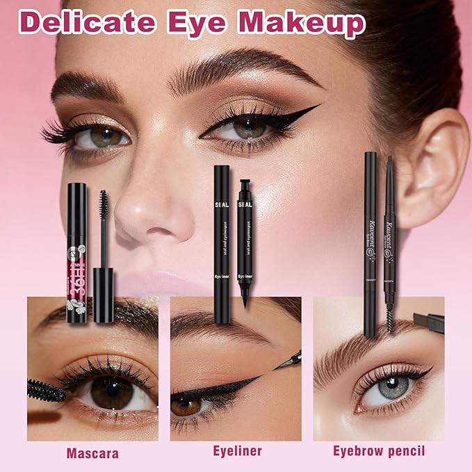 Makeup Kit for Women Teens full Kit Makeup set for Teens Teenagers 14-16 Eyeshadow Foundation Makeup Gift set for Women Makeup Kit for Teen Girls