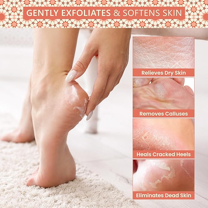 Natural Terracotta Pumice Stone for Feet – Handcrafted Foot Scrubber & Callus Remover with Gentle Exfoliation and Ergonomic Design for Smooth, Soft & Refreshed Feet – for a Spa-Like Pedicure