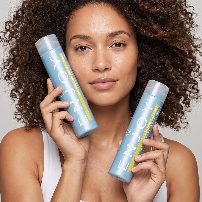 Enjoy Volumizing Shampoo and Conditioner Set, pH Balanced Hair Care Duo for Fine or Limp Hair, Incredible Volume, Fullness and Lightweight Moisture, 10.1 Fl Oz
