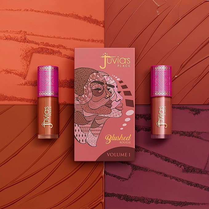 Juvia's Place Blushed Liquid Blush Marigold - Dewy Tint Cheeks Makeup Glow Pigment Effortless Beauty Long Lasting Cosmetics Soft Creamy Natural Buildable All Skin Color Light Flawless Finish Blend