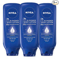 NIVEA Nourishing In Shower Lotion, Water Activated In Shower Moisturizer for Dry to Very Dry Skin, 13.5 FL OZ, Pack of 3