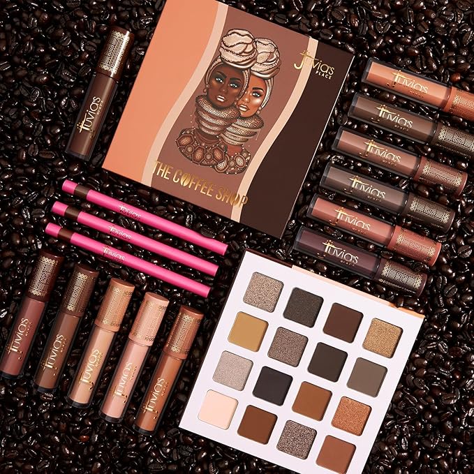 Juvia's Place Coffee Shop Luxe Lip Liner: Coffee Bean - Colorstay Matte Finish Lip Pencil, Makeup for Natural Long Lasting Beauty and Sensational Wear, Lip Stain Kiss Proof Cometics