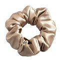 SALE!! 100% Pure Mulberry Silk Scrunchies - 16 Momme Satin Hair Ties for Women, Girls with Curly, Thick or Thin Hair (1, 03 apricot)
