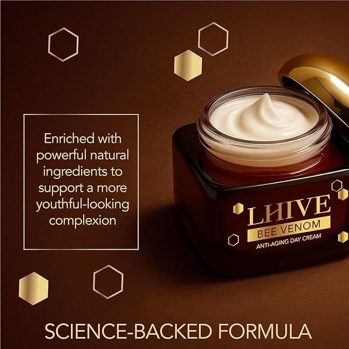 Bee Venom Anti-Aging Face & Neck Cream | Anti-Wrinkle Moisturizer That Firms & Tightens | Instant Face Lift | Non-Greasy & Fast-Absorbing | Manuka Honey, Aloe Vera & Squalane | 1.7 oz