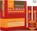 Advanced Hair Repair Shampoo, Conditioner and Deep Conditioner Mask System Set for Dry or Damaged Hair with Argan and Macadamia Oil by Arvazallia - Sulfate Free