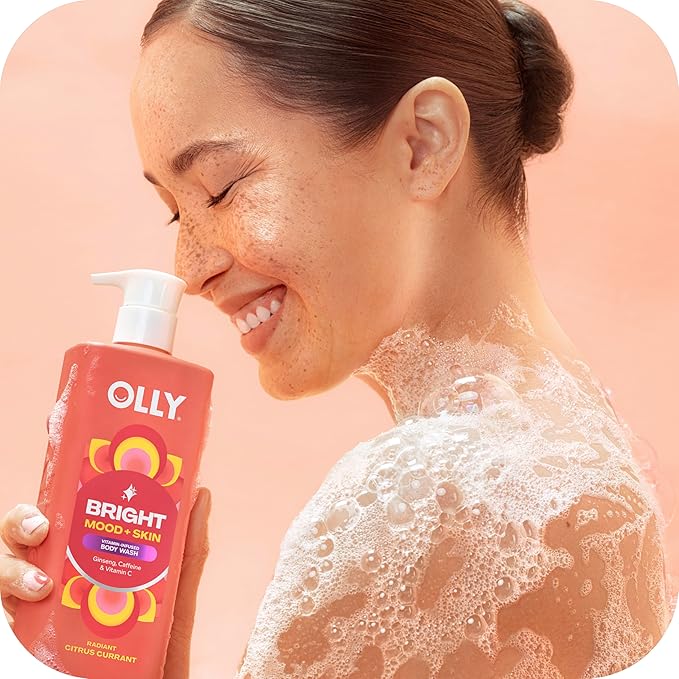 OLLY Body Wash Mixed Pack 4 Count to Restore Skin barrier & Hydrate skin 3 oz