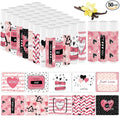 50 Pcs Valentine's Galentine's Day Gifts Lip Balms Bulk for Women Valentines day Lip Care Moisturizing Gift Favors Stuffers Birthday Party Supplies Decorations (pink heart)