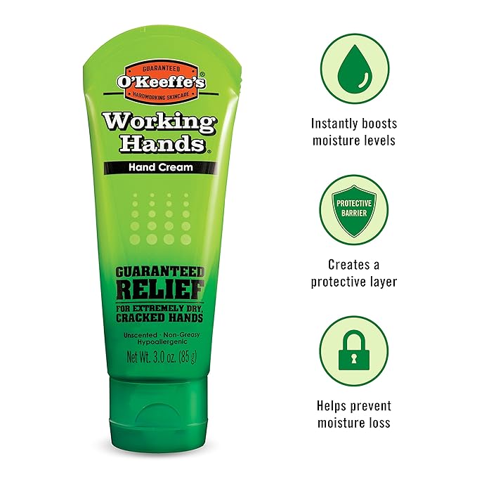 O'Keeffe's K0290004-9 Working Hands Hand Cream Tube (9 Pack), 3 oz