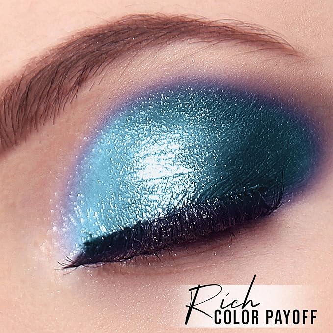 Profusion Cosmetics Sea Witch Duochrome Sacred Stone Eyeshadow - Smooth, Mesmerizing Blue-Purple Color-Shifting Pigment with a Rich Vibrant Texture, Long-Wearing Vegan & Cruelty-Free Makeup, Exile