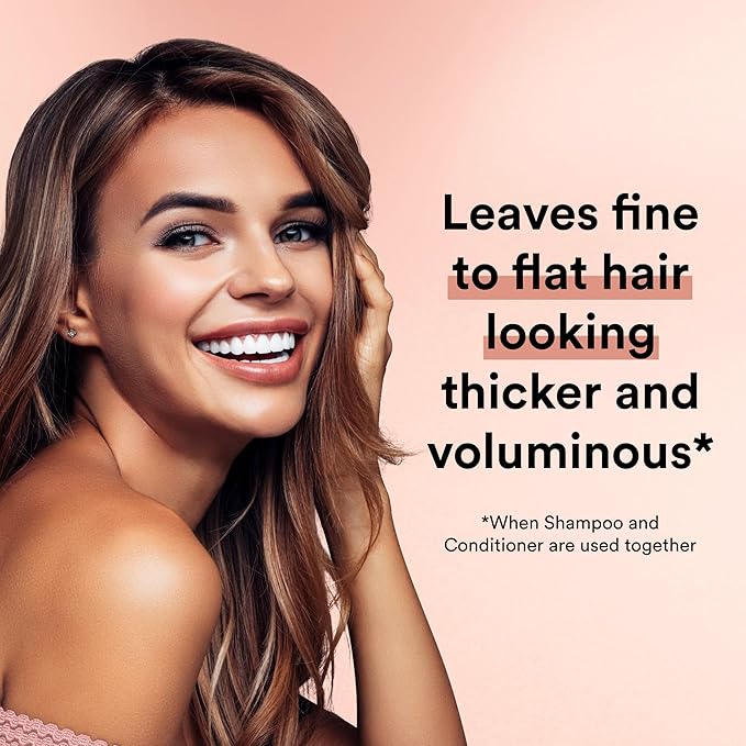 Suave Professionals Thickening Shampoo Collagen Infusion for Fine Hair Volumizing Shampoo 12.6 oz (Pack of 2)