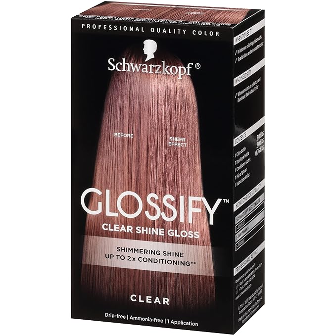 Schwarzkopf Glossify Customizable Color Gloss, Clear