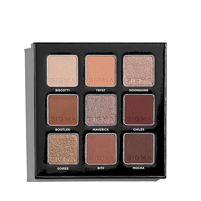 Sigma Beauty On-The-Go Eyeshadow Palette Set Includes 6 Eyeshadow Palettes