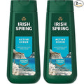 Irish Spring Body Wash Active Scrub Moisturizing Face Exfoliating Gel 20 Fl Oz (Pack of 2)