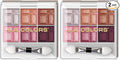 L.A. COLORS 6 Color Eyeshadow, Delicate CES463 (Pack of 2)
