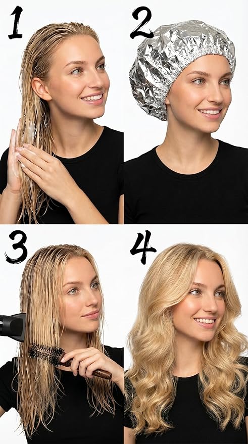Hair Botox Treatment – Deep Repair Mask with Keratin & Collagen – Frizz Control – Mirror Gloss Shine – 17.6 oz