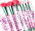 Unicorn Makeup Brush for Girls,Foundation Fan Cute Eye Makeup Brushes Set with Case for Girls Teens Gift Present