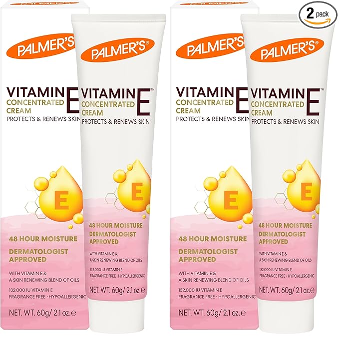 Palmer's Natural Vitamin E Concentrated Cream, 2.1 Ounce (Pack of 2)