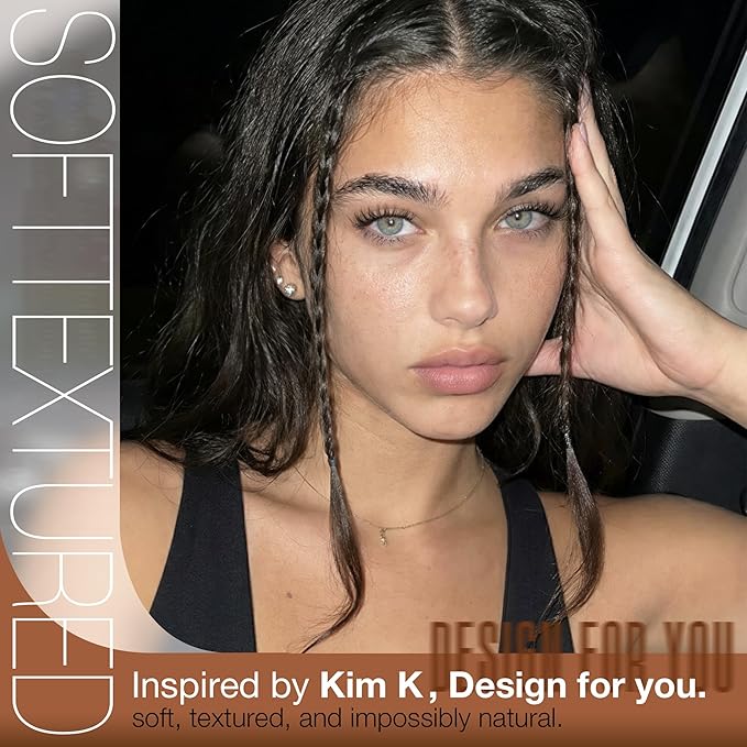 Spider Lash Clusters Natural Wispy Eyelash Extensions 8-16MM Cluster Lash Individuals with CC Curl & Flexible Clear Band Effortless Application Clusters Seamless Blend Eyelashes Inspired by Kim K