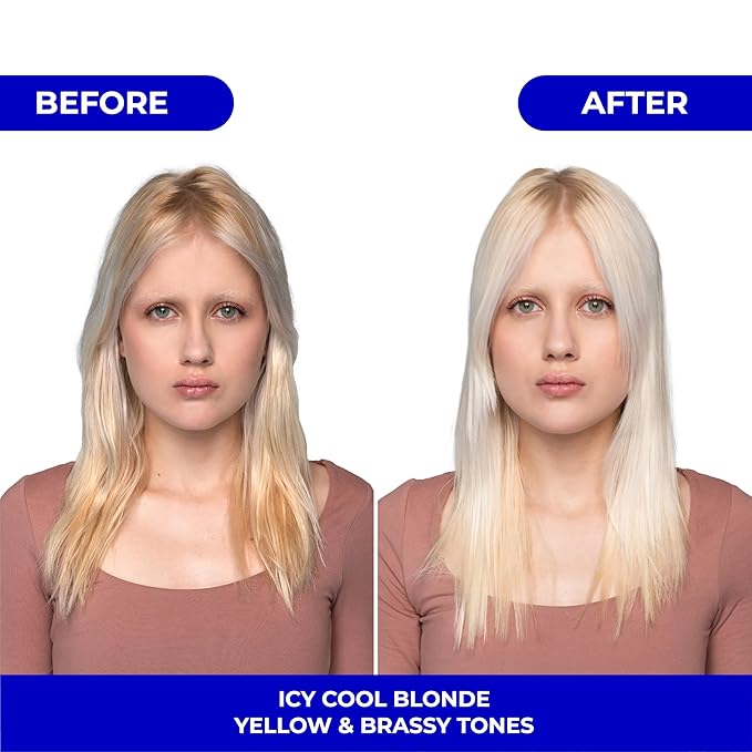 Naissant Icy Cool Blonde Hair Purple Toning Shampoo| Ultra High-Purity Pigments | Neutralizes Yellow & Brassy Tones | Hyaluronic Acid, Collagen & Biotin | Paraben, Ammonia & Sulfate Free | 10.1 Fl. Oz