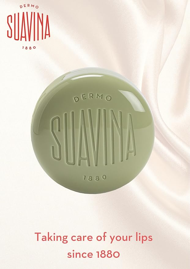 Suavina Lip Balm for Extreme Dry Cracked Lips, Intensive Lip Repair Treatment with Natural Olive Oil, Moisturizing & Protective Winter Lip Balm for Cold Weather, Dry Lip Therapy for Men & Women