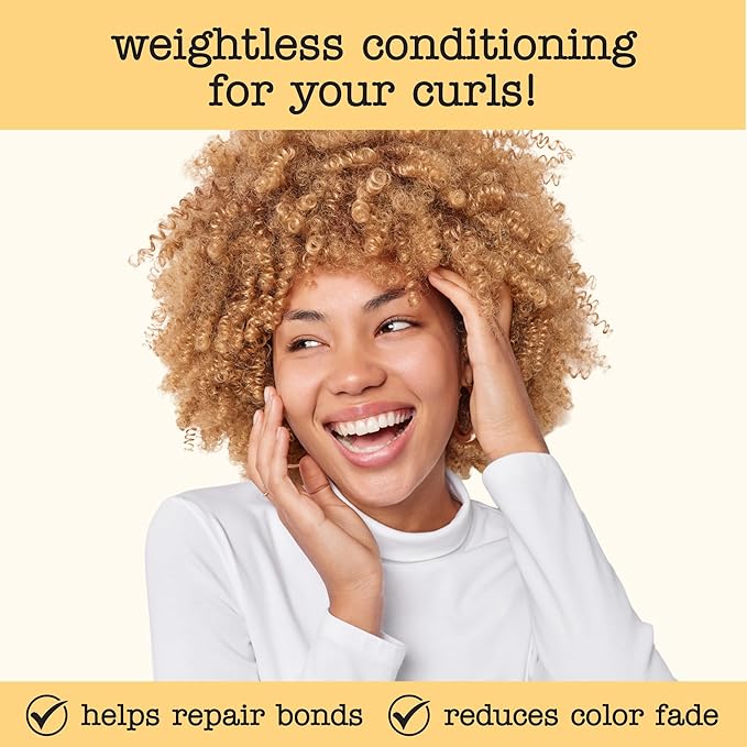 SAUCE Honey + Biotin Bond Repair Hair Mask for Curly Hair, 8 Fl Oz, Leave in Conditioner, Controls Frizz, Helps Repair Damage & Reduce Breakage with Functional Keratin, No Sulfates & Parabens