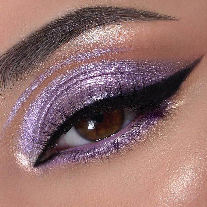Liquid Eyeshadows, Long-lasting Liquid Glitter-Eyeshadows Colorful Eye Shadows for Eye-Makeup (Purple)