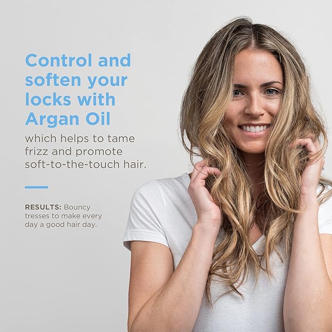 Soapbox Argan Oil & Vanilla Shampoo, Leaves Hair Smooth & Controls Frizz - Clean Ingredients Free of Harsh Chemicals, Sulfates, Parabens & Silicones - Anti Frizz Shampoo for Hair, 33.8 oz Liter