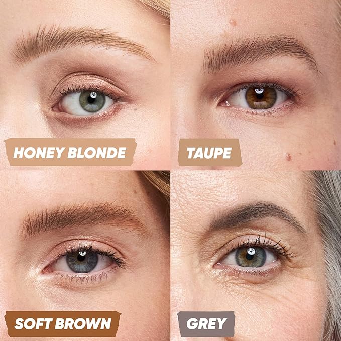 Kosas Air Brow Tinted Eyebrow Gel – Volumizing Brow Gel with Flexible Long-Lasting Hold, Honey Blonde