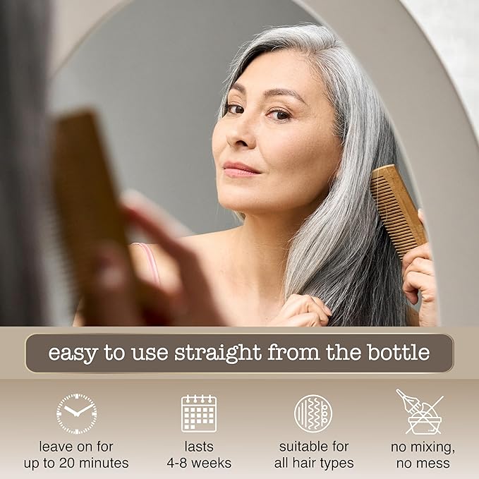 Sauce Beauty Glossy Color + Gloss + Repair, Silver, Semi Permanent Hair Dye with Bond-Building and Color-Fade Protection Technology, Adds Shine & Deep Moisture, Lasts 4-8 Weeks, Stops Fade