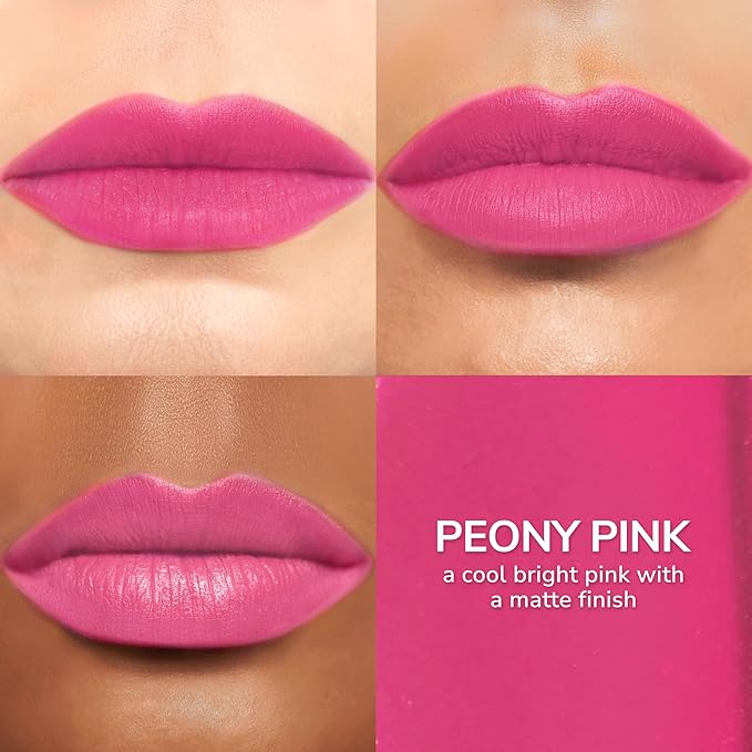 SeneGence LipSense HydraMatte Long-Lasting Liquid Lipstick – Peony Pink, 0.25 Fl Oz Up to 6-Hour Wear. Waterproof. Transfer-Proof Cream-to-Matte. Hydrating. Vegan. Alcohol-Free.