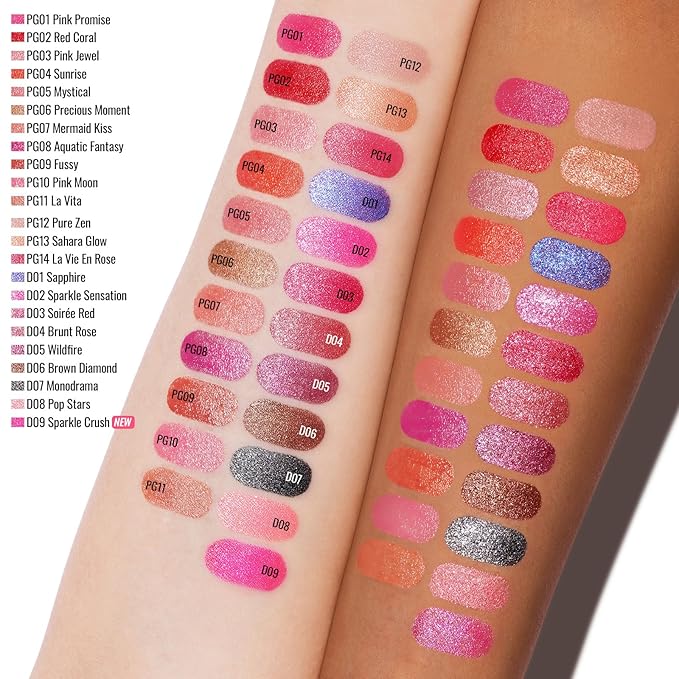 Oulac Infinity Moisture Shine Lipstick - High Shine Shimmery Finish, Super Creamy Texture, Medium to High Coverage - Gluten Free, PG13 Sahara Glow