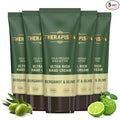THERAPISPA Ultra Rich Hand Cream – Intensive Hydration & Repair for Dry, Chapped Hands | Enriched with Shea Butter, Ceramides, Niacinamide (B3) & Panthenol (B5) (Bergamot & Olive, 2.0 oz, Pack of 5)