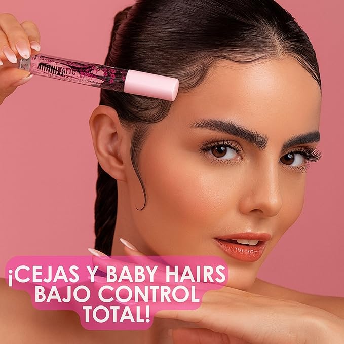 PINK UP Organic Brows| Eyebrow Gel | Brow Gel| Clear Mascara | Transparent gel to comb the eyebrows| Provides definition and volume| Maximum fixation| Model PKOE01