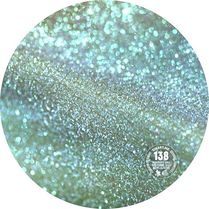 Glitter Eyeshadow, Eye Makeup, Eyeshadow Powder Glitter, STAR POWDER Shine and shimmer, NO Animal Testing & Cruelty Free 1g/ 0.03OZ (138)