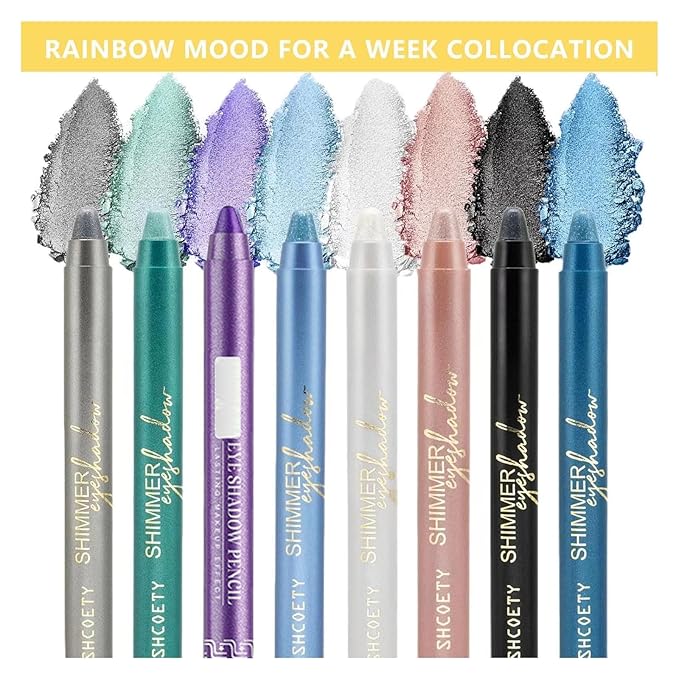 Purple Eyeshadow Stick, Highlighter Eye Liner,Eye Brightener Stick, Shimmer Creamy eye shadow, Waterproof Eyeshadow Pencil Long Lasting Eye Shadow Makeup.#3 purple shimmer