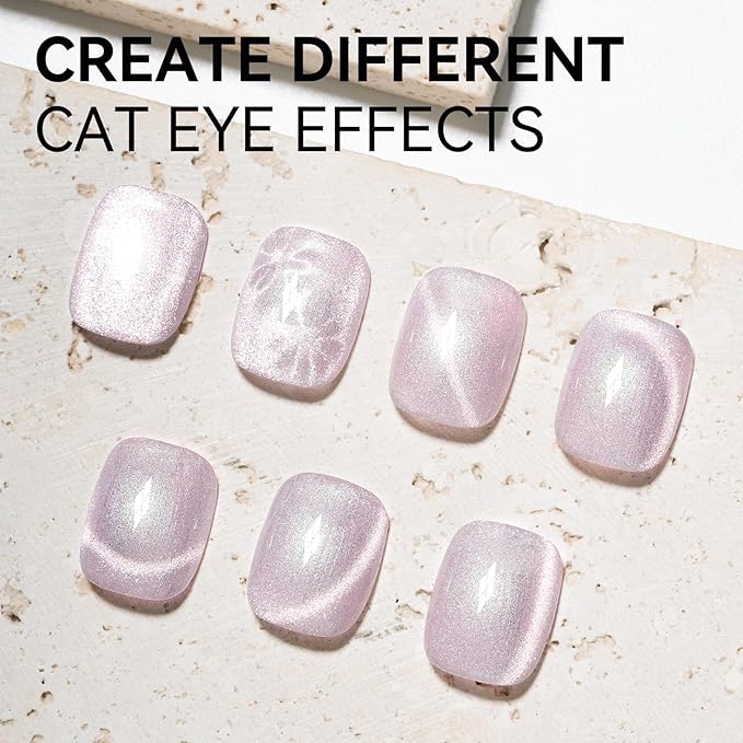 MAYCHAO 15ML Cat Eye Gel Nail Polish 1Pc Aurora Mermaid 01 Gel Polish with Magnet Soak off Holographic Magnetic Nail Polish for Nail Art Manicure Salon DIY at Home, 0.5 OZ