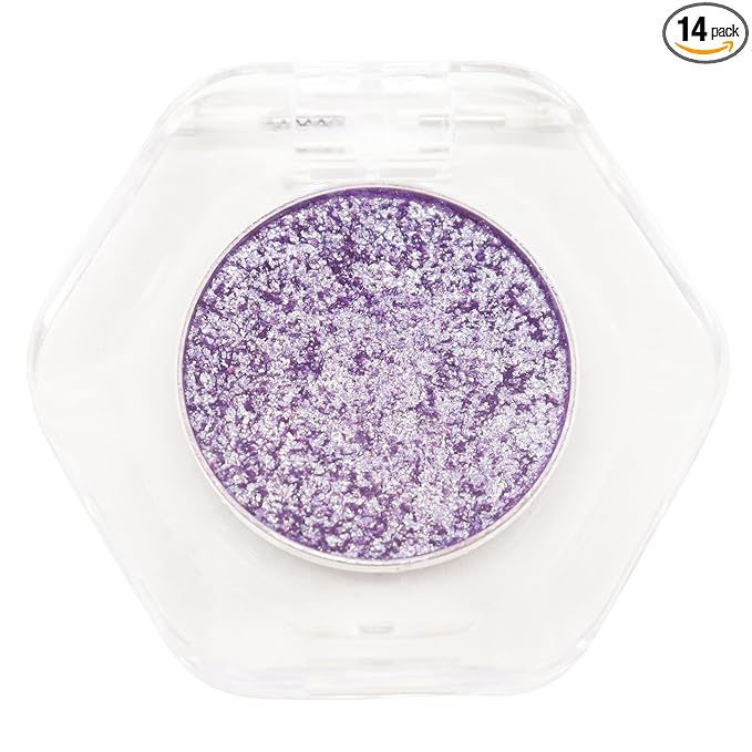 Bistopia，Pearlescent cream eyeshadow, shimmering, with a smooth texture that blends easily; a translucent metallic glitter eyeshadow that delivers a long-lasting, sparkling finish, 2g (#19)