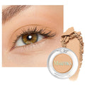 MAKI YIKA Puff Nude Matte Single Eye Shadow Palette for Women Pigmented Nude Eyeshadow Powder for Brown Eyes Color Stay Long Lasting Waterproof Eye Makeup Palette, #6