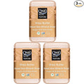 One With Nature Dead Sea Salt Shea Butter Soap 7oz 3-Pack – Purifying and Exfoliating Soap Bar with Dead Sea Minerals for Face & Body, for Men & Women