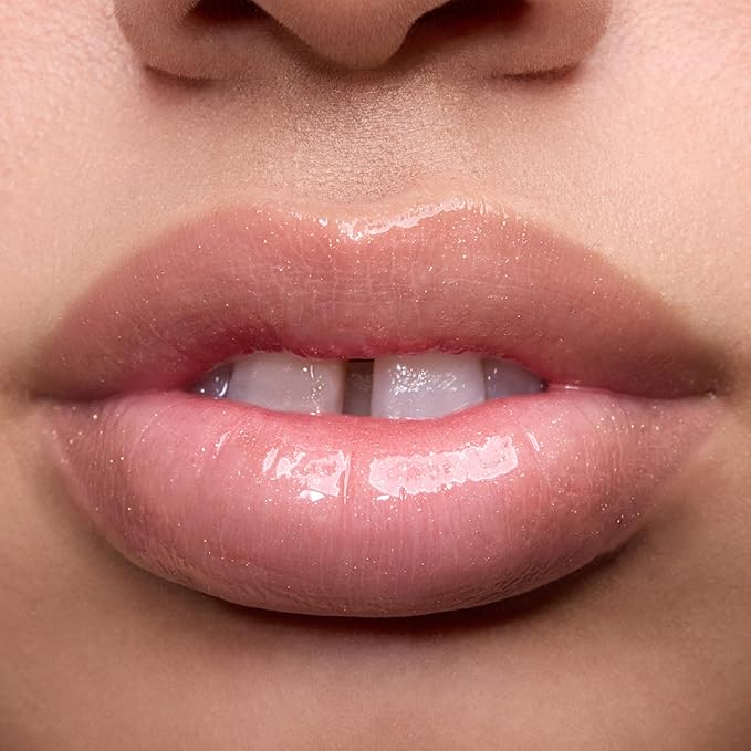 ColourPop Fresh Kiss Glossy Lip Balm - Hydrating Lip Care Enriched with Peptides + Hyaluronic Acid - Pearlescent Shimmer Finish - Vegan + Cruelty-Free - Peach Mochi (0.49 oz)